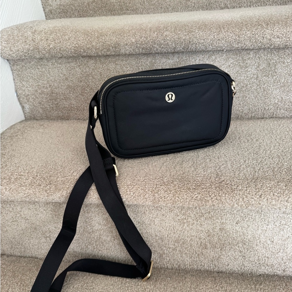Lululemon Classic Black Crossbody Bag